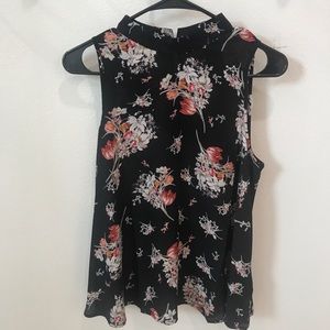 Anthropologie floral tank